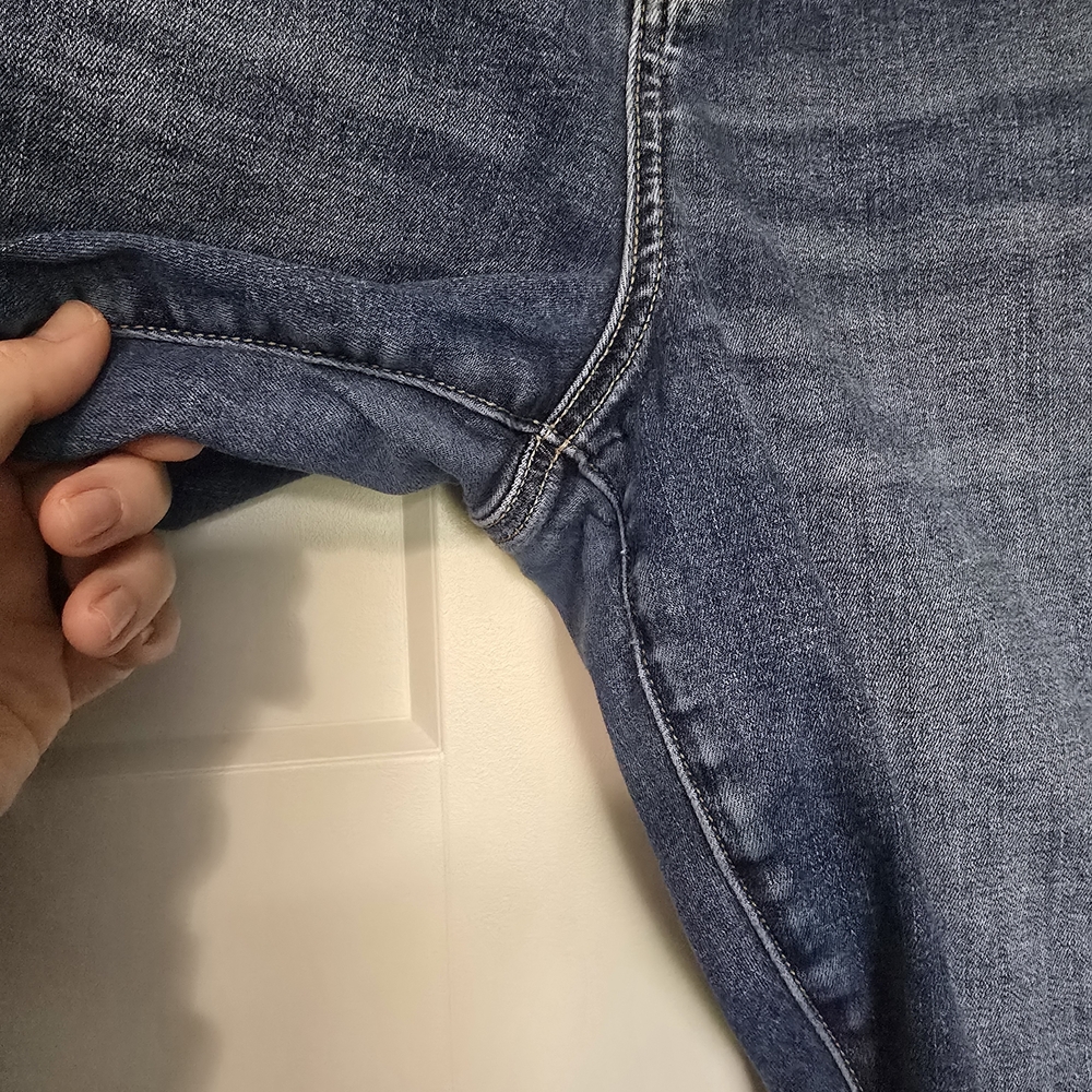 American Eagle Outfitters Blue High Rise Jeggings 18 Short - Picture 2 of 6